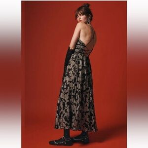 NWOT Free people size S/P Charlie bustier maxi dress